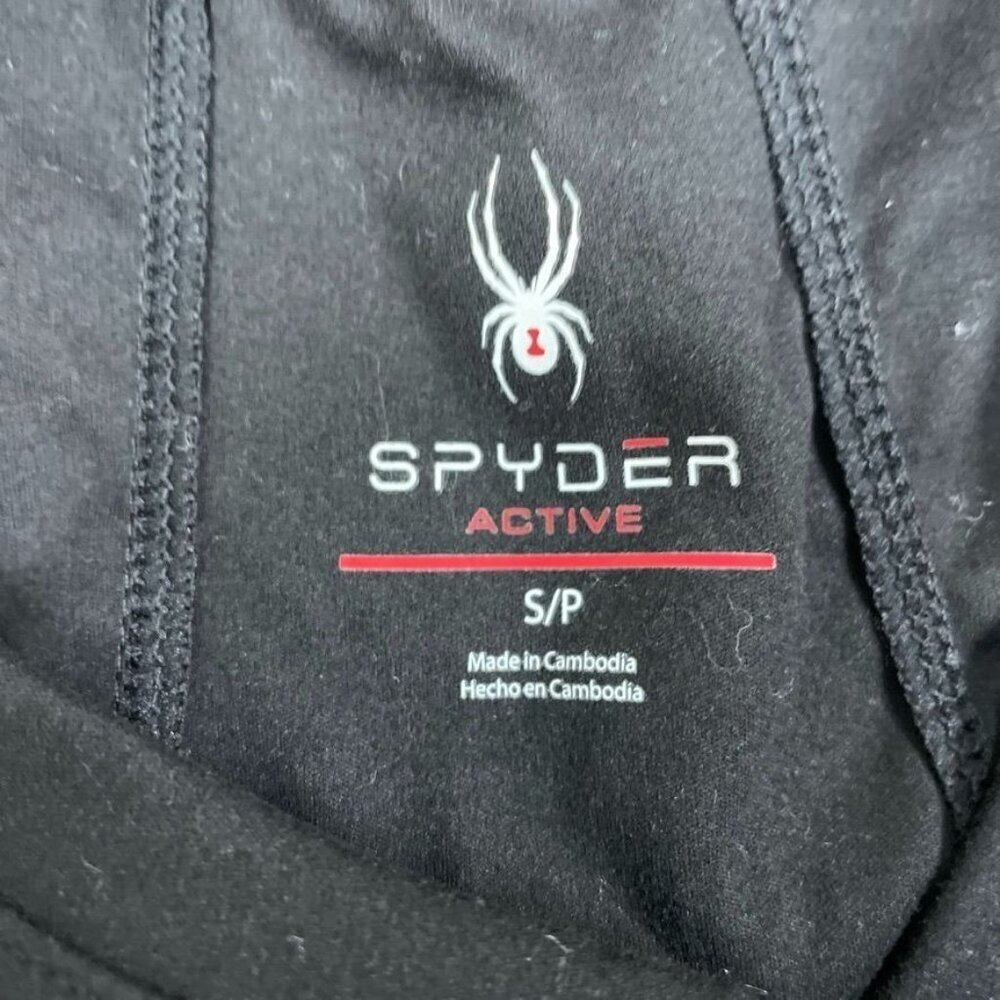 Spyder Active Womens Black Long Sleeve Top S Nylon Blend 6695 - Picture 4 of 7